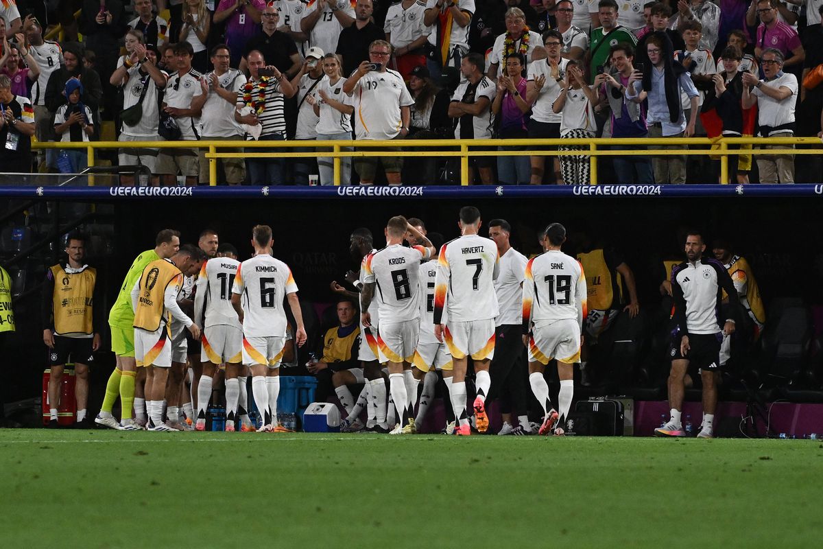 Imagini apocaliptice la Germania - Danemarca de la Euro 2024