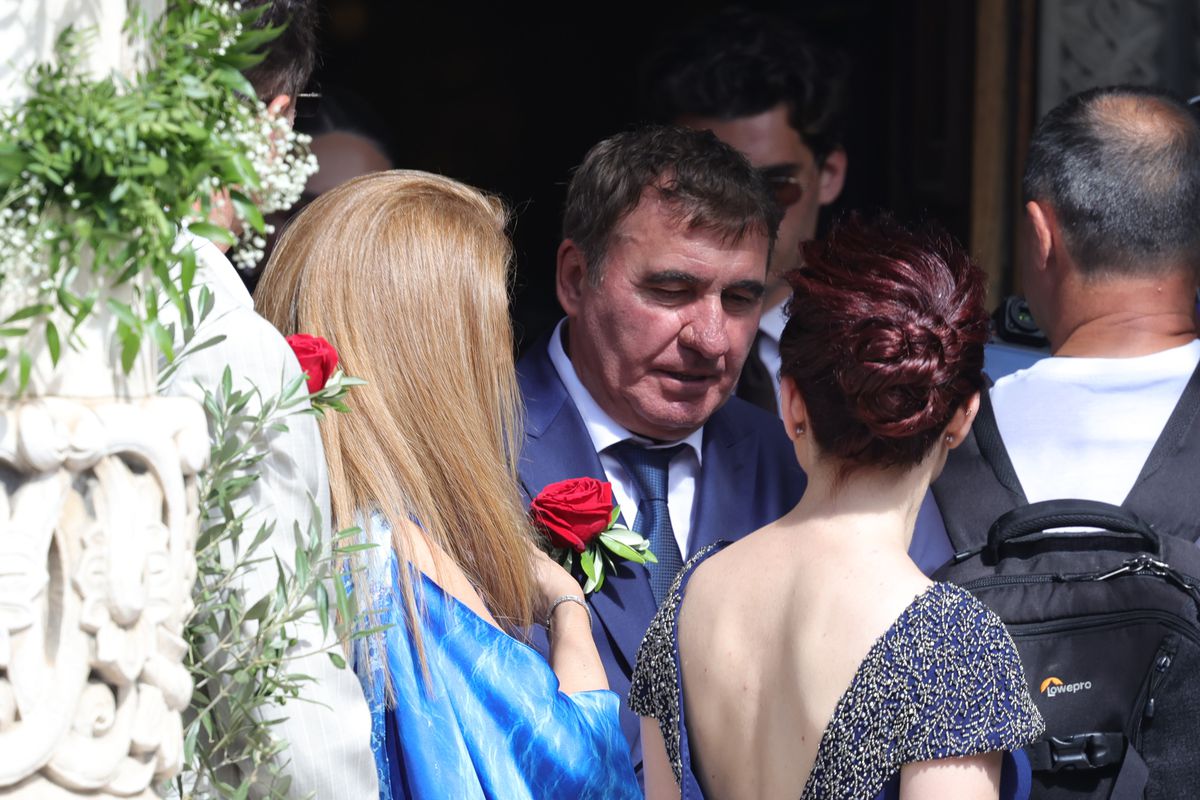 Imagini după cununia religioasă a Kirei Hagi cu Thomas Ferfelis