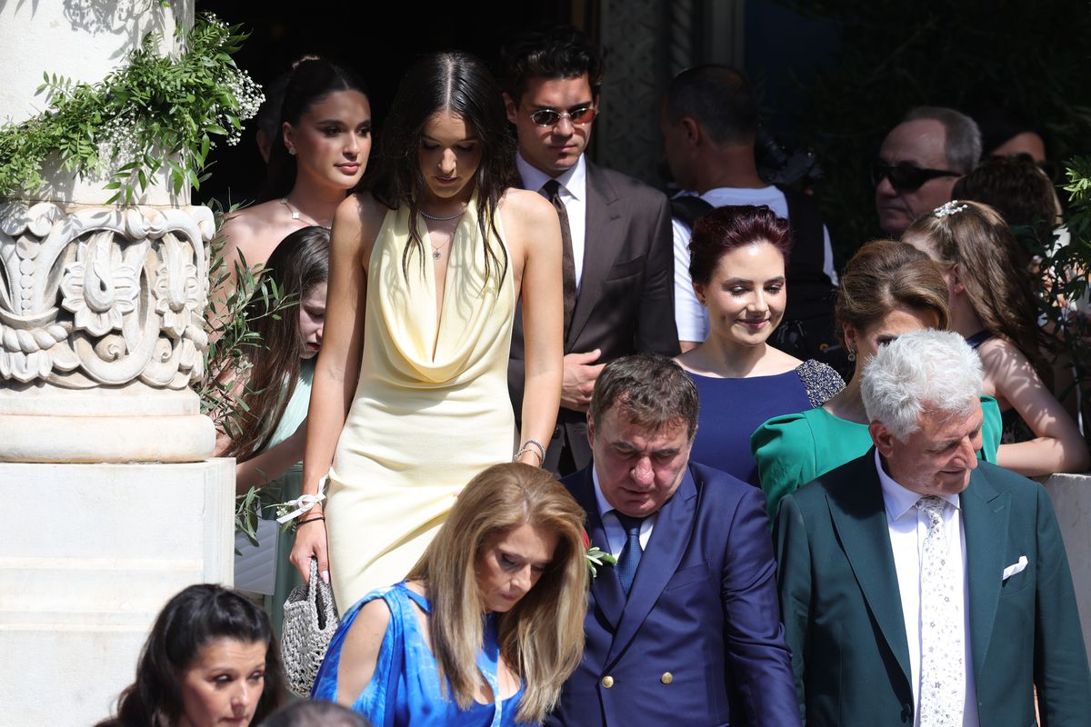 Imagini după cununia religioasă a Kirei Hagi cu Thomas Ferfelis