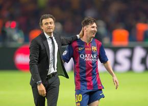 Luis Enrique îl ovaționează pe Leo Messi, înaintea optimii de finală de la Campionatul Mondial al Cluburilor