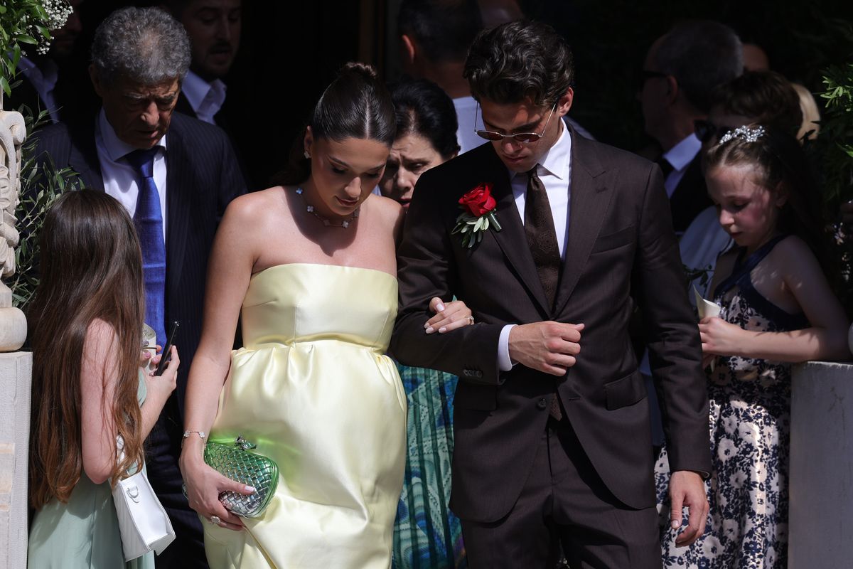 Imagini după cununia religioasă a Kirei Hagi cu Thomas Ferfelis