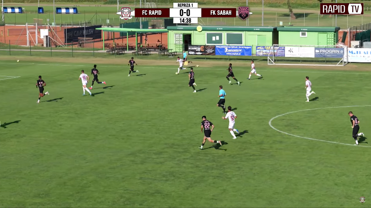Golul marcat de Koljic în Rapid - Sabah