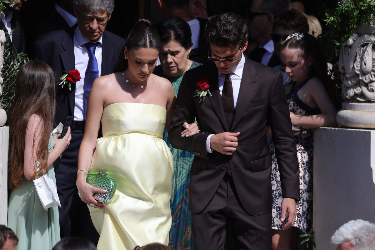 Imagini după cununia religioasă a Kirei Hagi cu Thomas Ferfelis