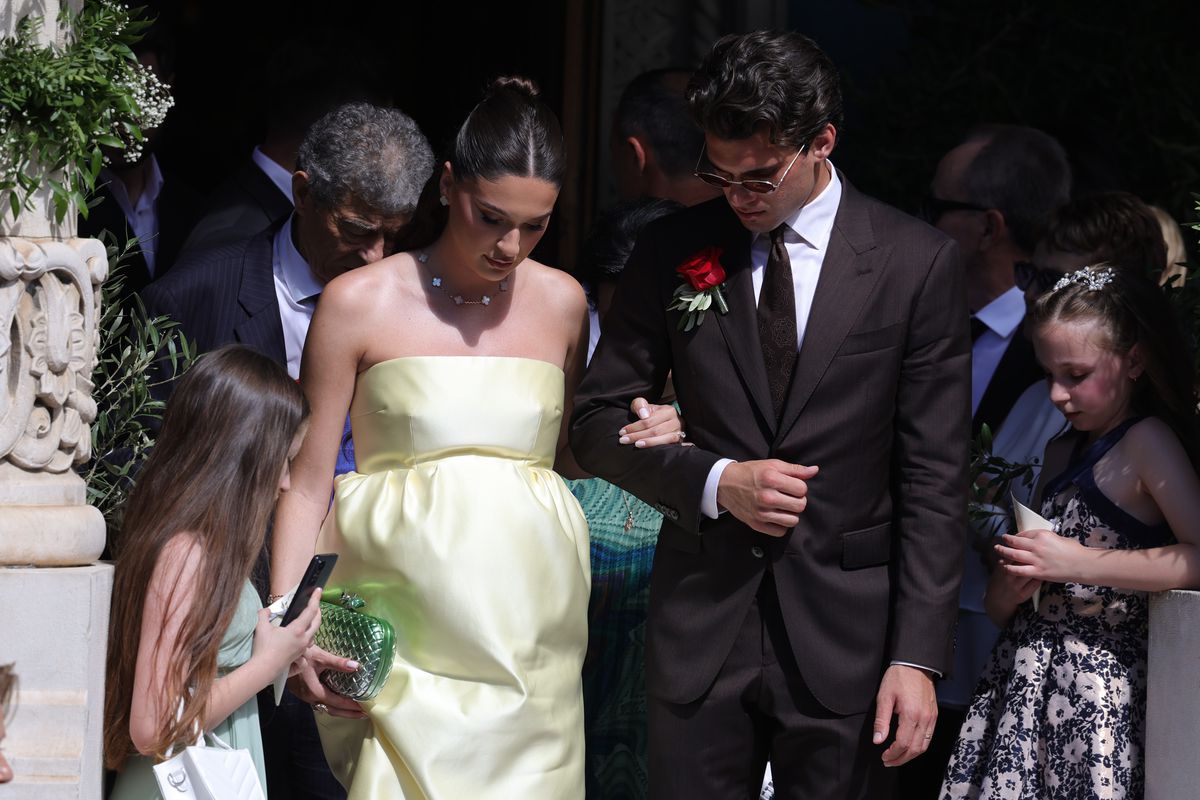 Imagini după cununia religioasă a Kirei Hagi cu Thomas Ferfelis