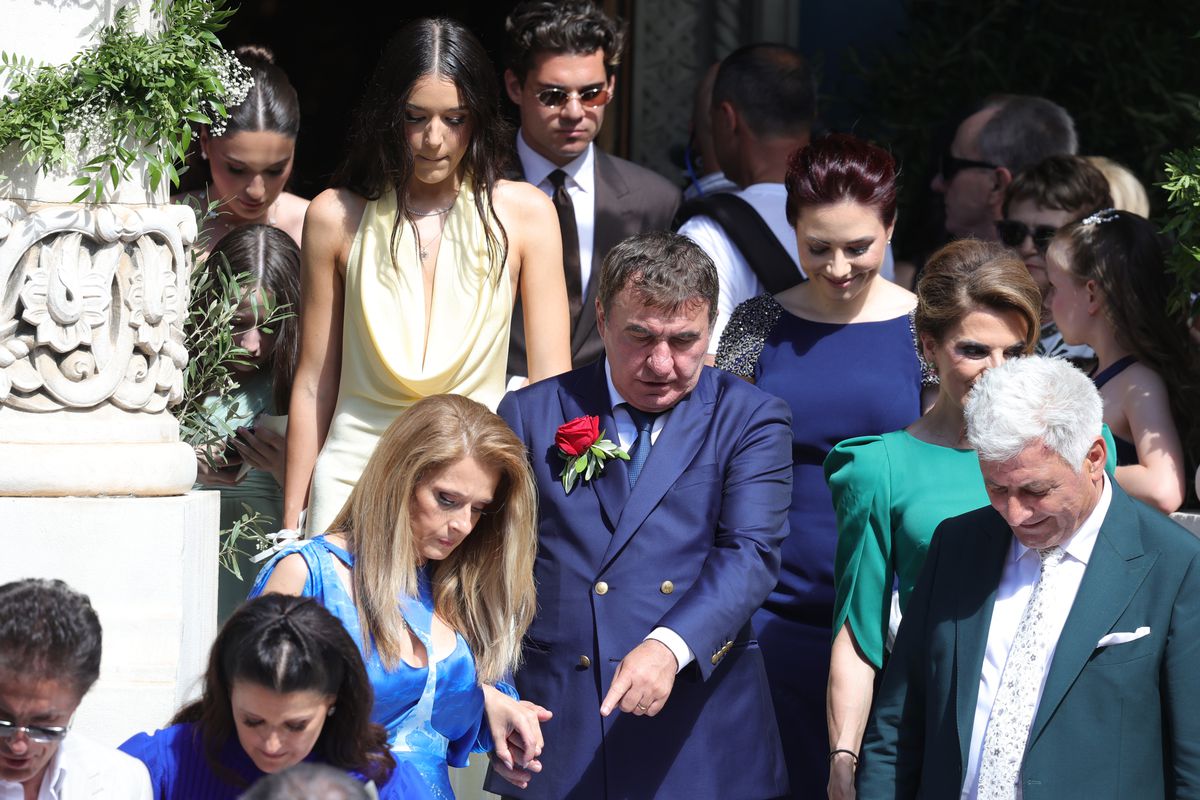 Imagini după cununia religioasă a Kirei Hagi cu Thomas Ferfelis