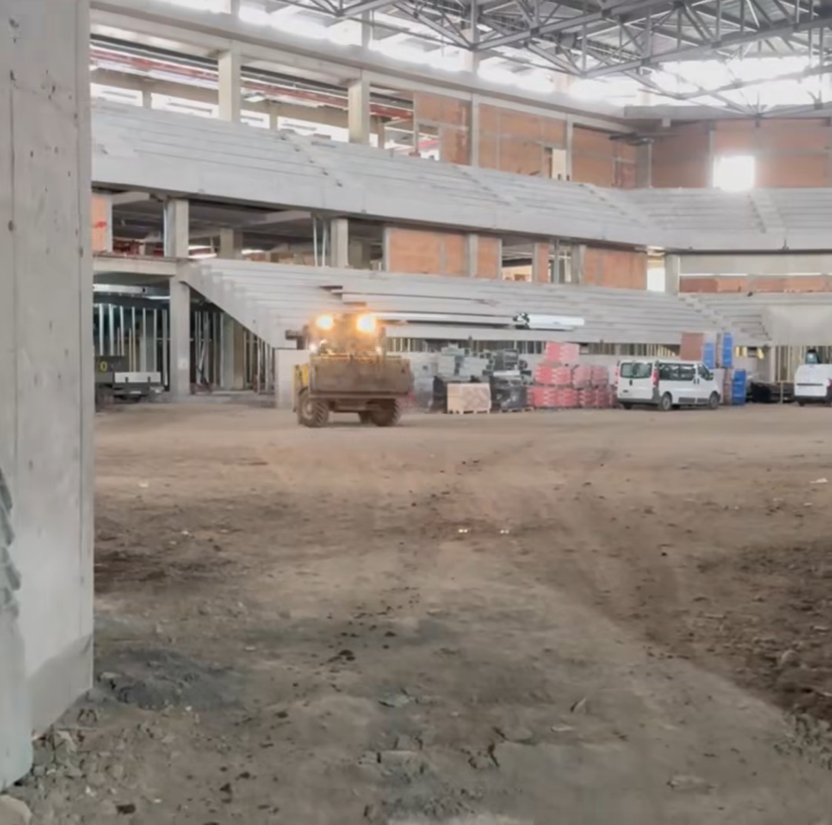 Sala polivalentă din inima Transilvaniei prinde contur: imagini de pe șantier