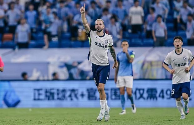 Gol și autogol pentru român în China, într-o singură repriză!