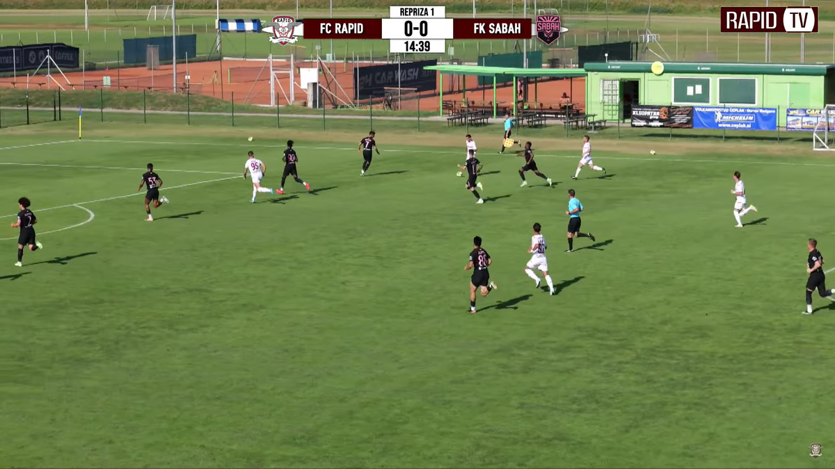 Rapid a remizat cu Sabah FK, în ultimul amical al verii în Slovenia » 4 goluri și mari erori