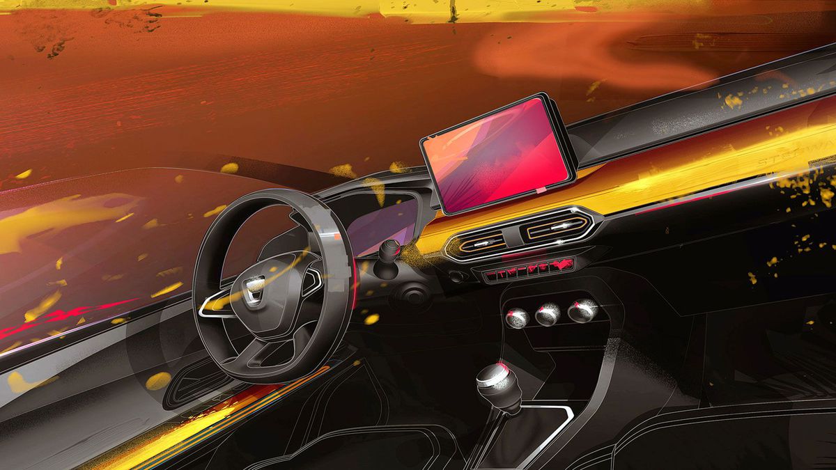 Imagini cu noua Dacia Sandero