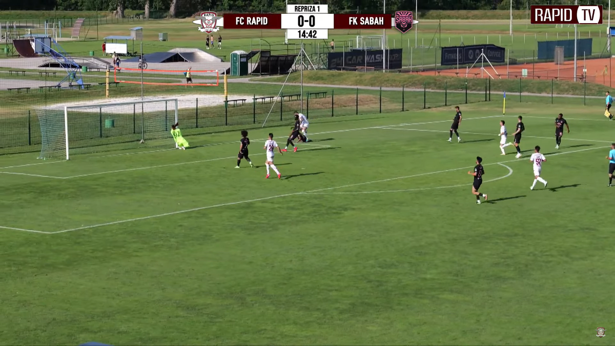 Golul marcat de Koljic în Rapid - Sabah