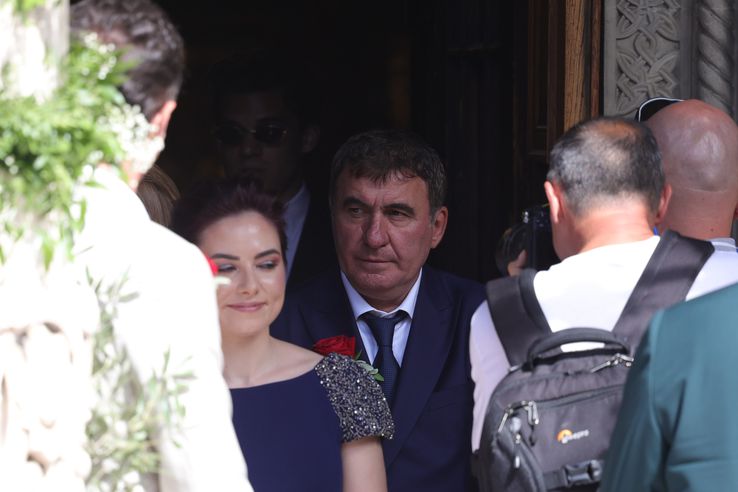 Gică Hagi, după cununia religioasă a Kirei Hagi cu Thomas Ferfelis FOTO: Ionuț Iordache (GSP)