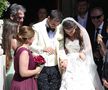 Kira Hagi și Thomas Ferfelis, după cununia religioasă FOTO: Ionuț Iordache (GSP)