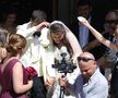 Kira Hagi și Thomas Ferfelis, după cununia religioasă FOTO: Ionuț Iordache (GSP)