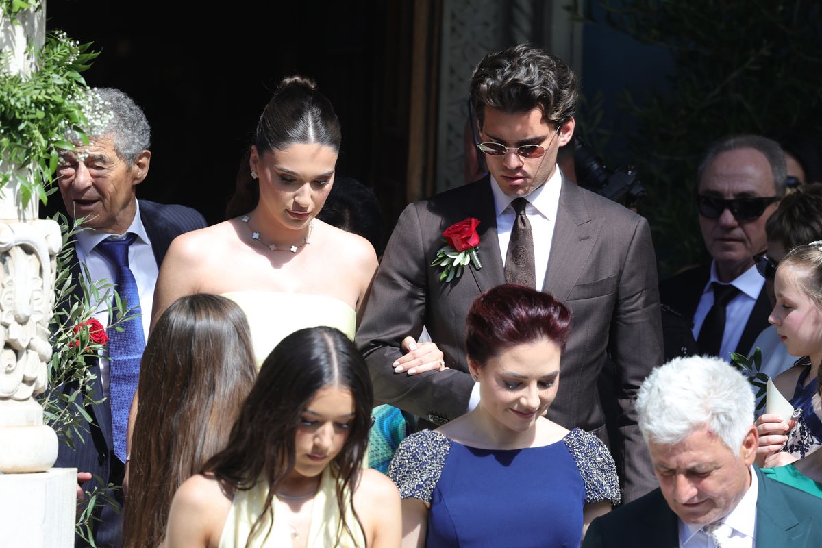 Imagini după cununia religioasă a Kirei Hagi cu Thomas Ferfelis