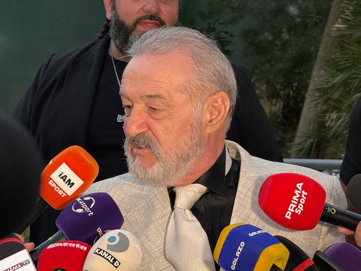 Gigi Becali, la nunta dintre Kira Hagi și Thomas Ferfelis
