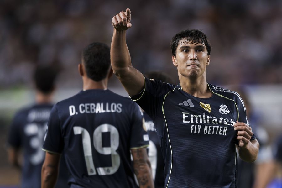 Gonzalo Garcia, sărbătorind o reușită pentru Real Madrid la Campionatul Mondial al Cluburilor 2025 // FOTO: IMAGO Images Real Madrid și Mondialul său strategic