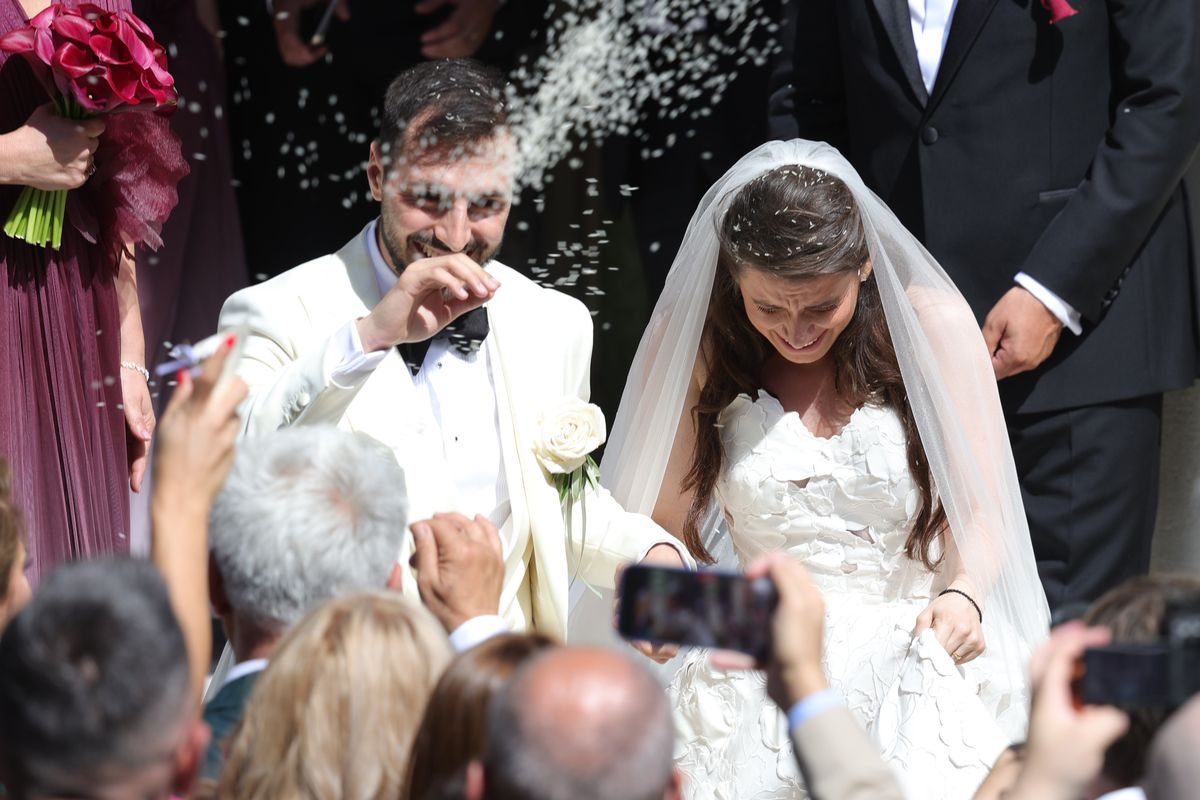 Imagini după cununia religioasă a Kirei Hagi cu Thomas Ferfelis