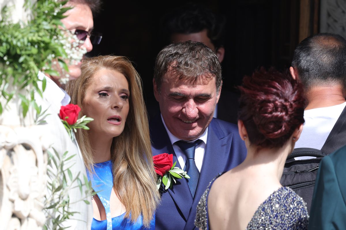 Imagini după cununia religioasă a Kirei Hagi cu Thomas Ferfelis