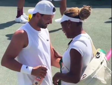 Ce spune Serena Williams despre imaginile surprinse la Wimbledon cu ea și Dimitrov