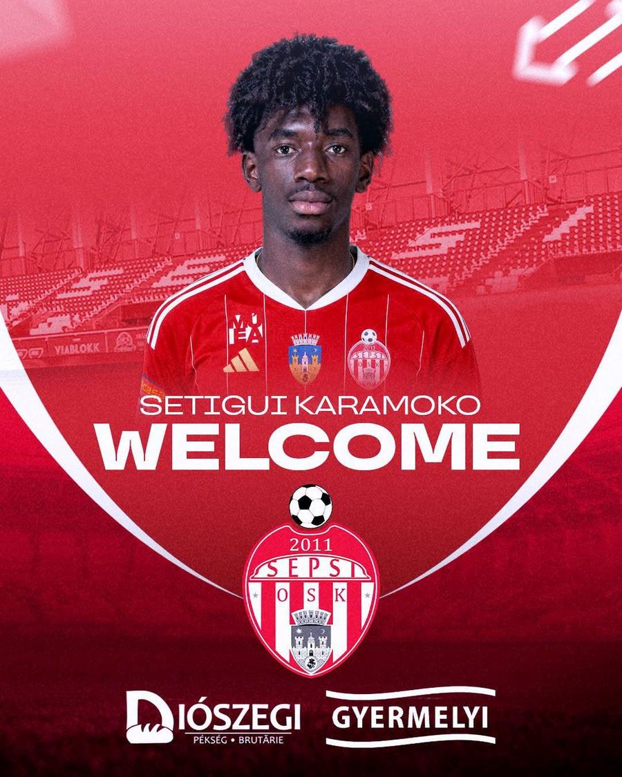 Al șaselea transfer al lui Sepsi din această vară vine din Ligue 2