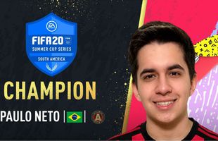 FIFA 20. Paulo Neto este câștigătorul turneului  Summer Cup Series din America de Sud