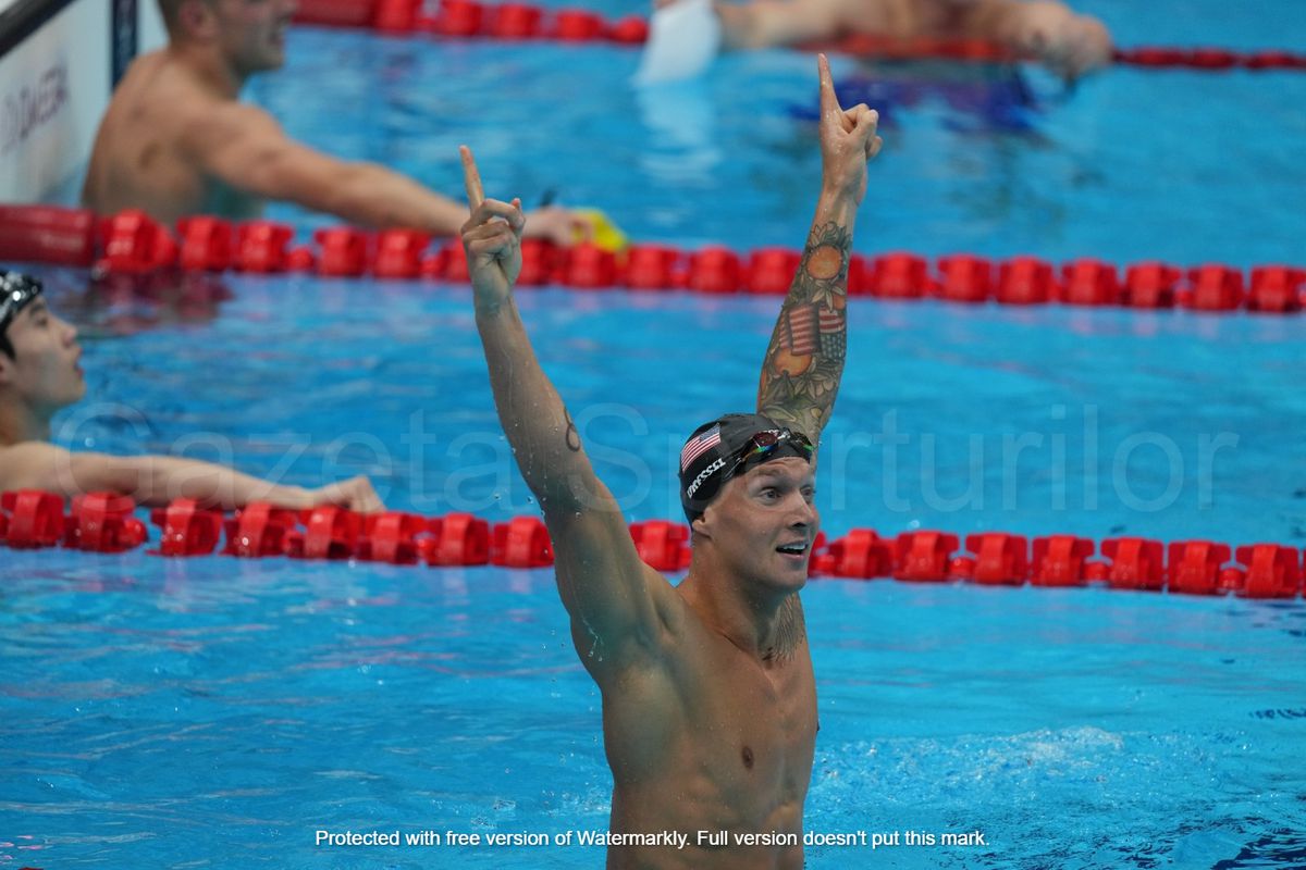 Dressel nu s-a speriat de Popovici, dar a plâns după finală: „A fost tare-tare greu pentru mine”