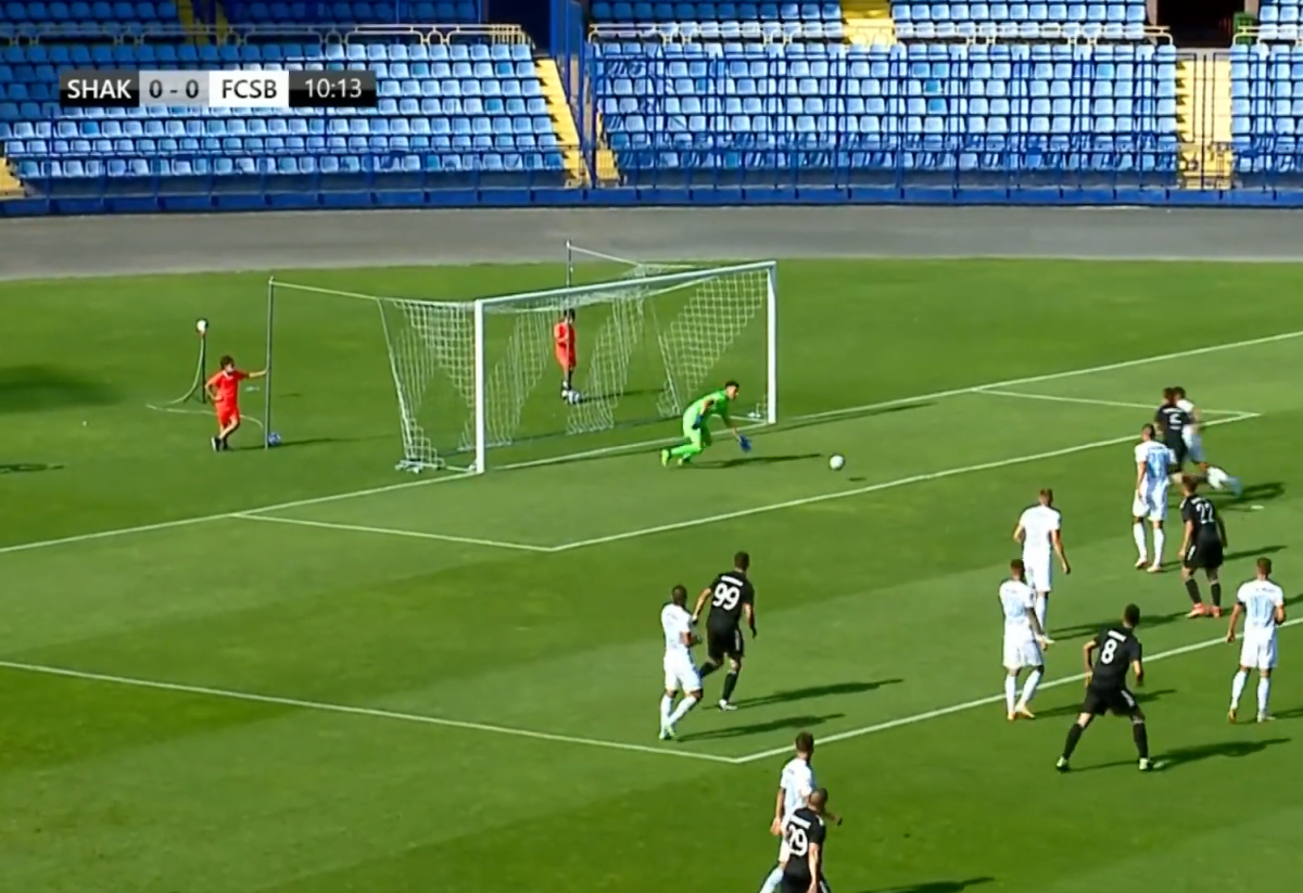 Șahtior Karagandy - FCSB. Andrei Vlad, eroare decisivă!