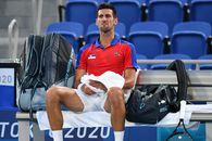 Novak Djokovic a părăsit rapid antrenamentul, după ce a citit un mesaj pe telefon!