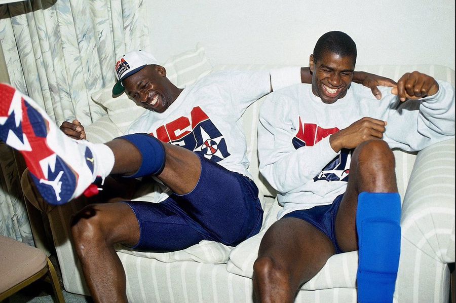 Jordan, Johnson, 1992. Ștafetă predată Cel mai tare meci nevăzut de nimeni