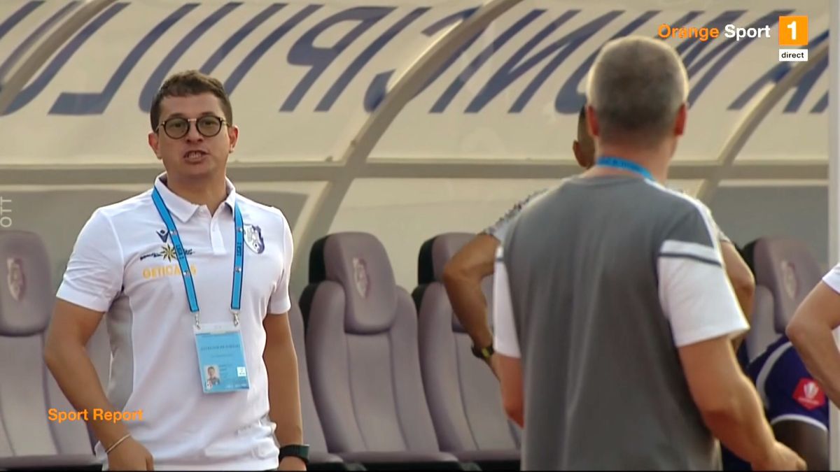 Conflict între antrenori în Liga 1, imediat după fluierul final: „N-am înțeles, îmi certa un jucător!”