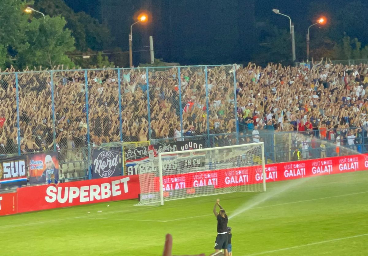Efectul FCSB » Imagini incredibile surprinse de GSP înaintea meciului de la Galați: vicecampioana a „aprins” un oraș întreg