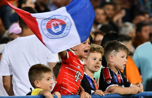 Oțelul - FCSB, meciul cu cea mai mare asistență din acest sezon + Toate partidele care au avut peste 10.000 de fani