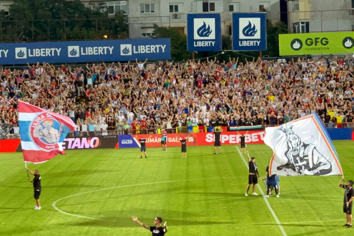Efectul FCSB » Imagini incredibile surprinse de GSP înaintea meciului de la Galați: vicecampioana a „aprins” un oraș întreg