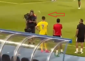 Cristiano Ronaldo, gest bădărănesc la adresa unui cameraman » Reacția antrenorului