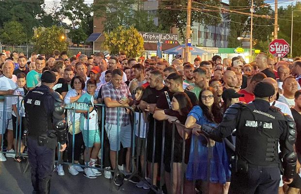 Efectul FCSB » Imagini incredibile surprinse de GSP înaintea meciului de la Galați: vicecampioana a „aprins” un oraș întreg