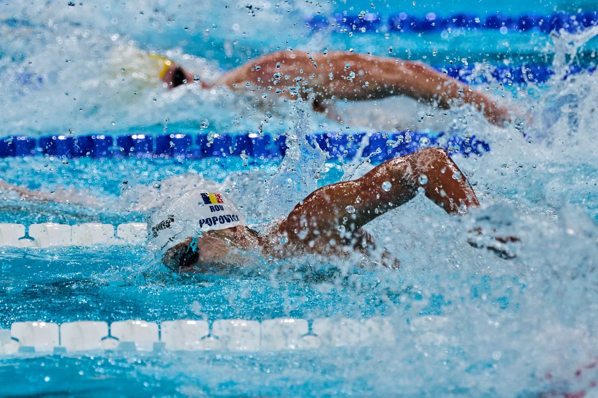 David Popovici, AUR olimpic la 200 de metri liber - Jocurile Olimpice 2024 - foto: Raed Krishan / GSP