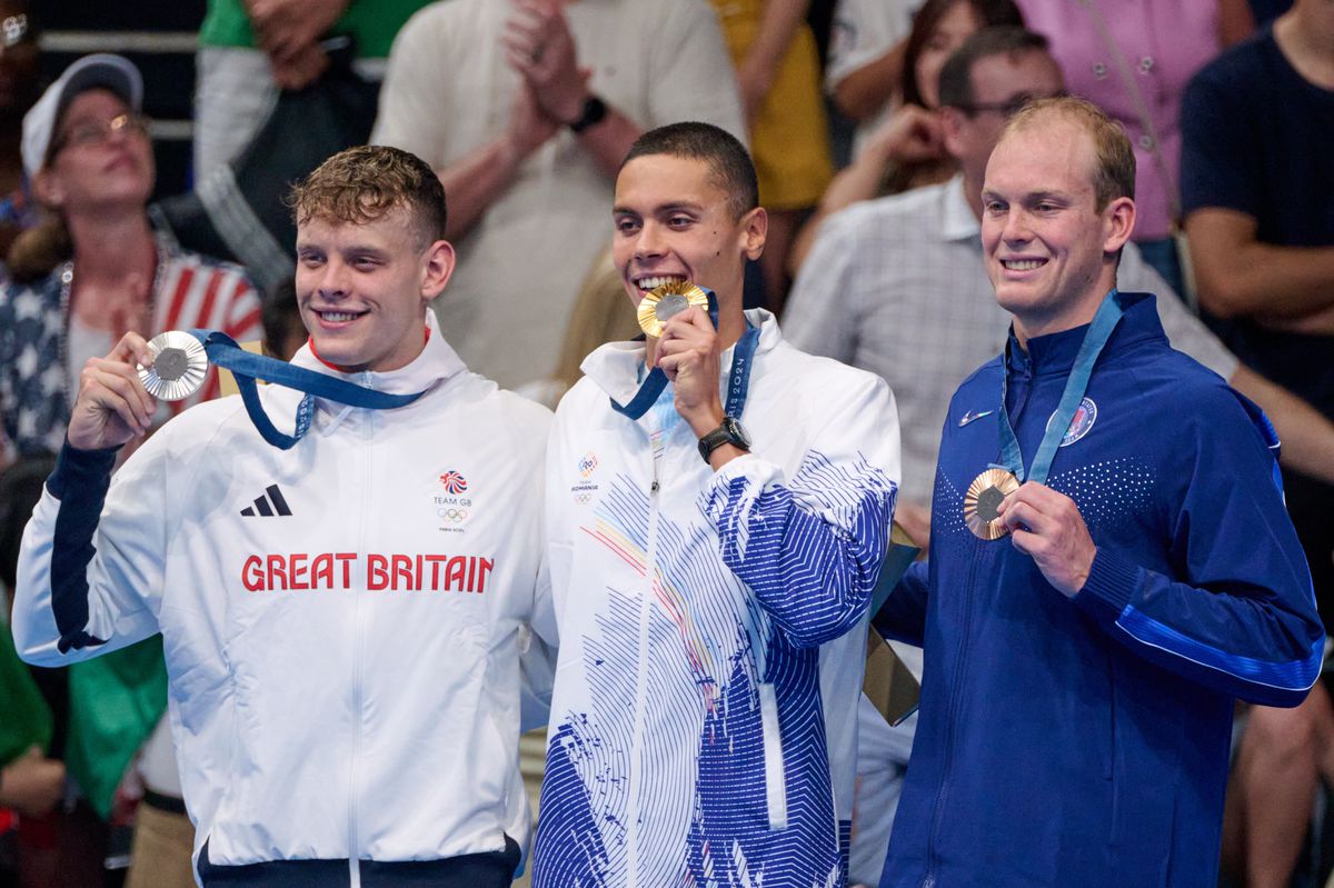 David Popovici, AUR olimpic la 200 de metri liber - Jocurile Olimpice 2024 - foto: Raed Krishan / GSP