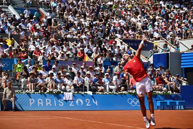 Novak Djokovic - Rafael Nadal la Jocurile Olimpice 2024 /  foto: Raed Krishan