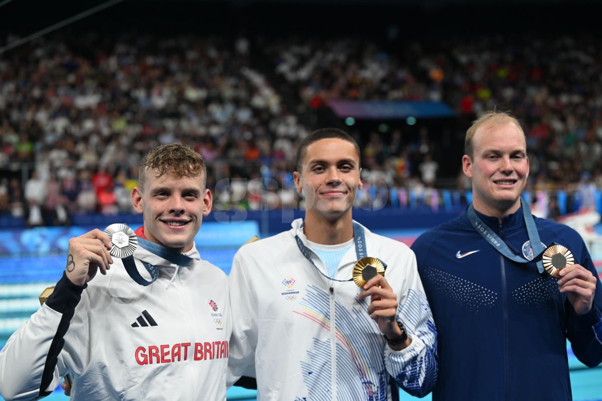 David Popovici, AUR olimpic la 200 de metri liber - Jocurile Olimpice 2024 - foto: Raed Krishan / GSP