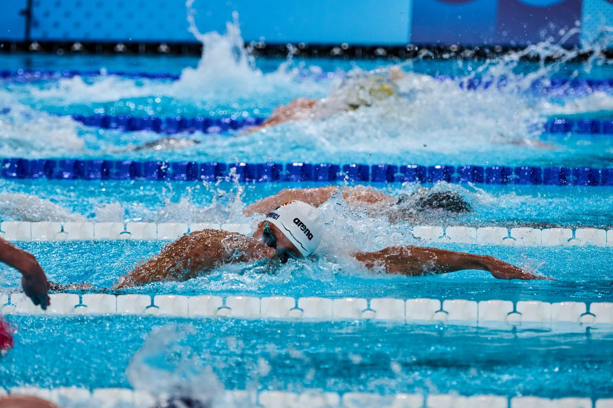 David Popovici, AUR olimpic la 200 de metri liber - Jocurile Olimpice 2024 - foto: Raed Krishan / GSP