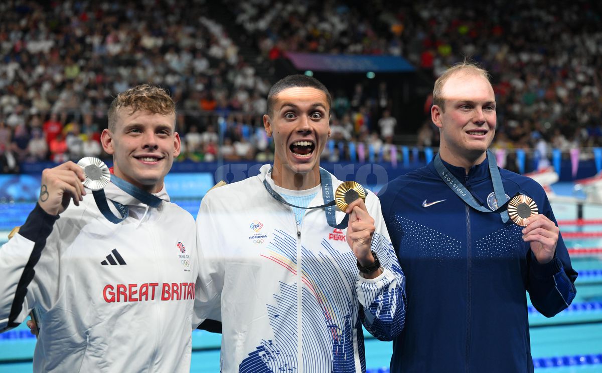 Jurnaliștii britanici, stupefiați după ce David Popovici l-a învins pe sportivul lor pentru 2 sutimi: „A fost o dramă”