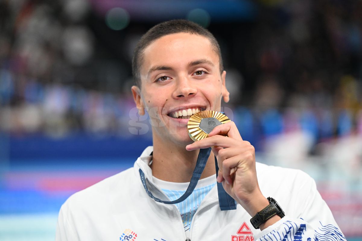 David Popovici, AUR olimpic la 200 de metri liber - Jocurile Olimpice 2024 - foto: Raed Krishan / GSP