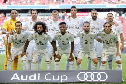 Real Madrid în vara lui 2019, cu Navas și Varane titulari // foto: Guliver/gettyimages