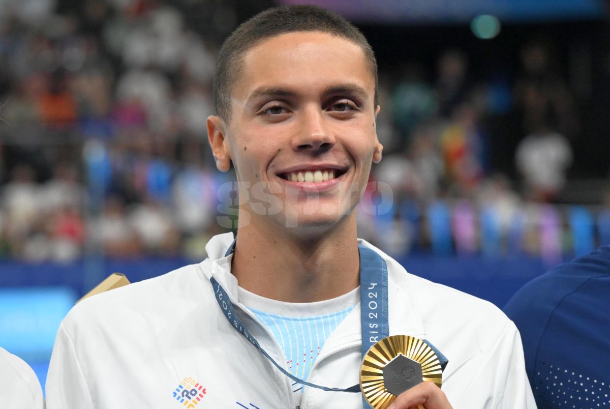 David Popovici, AUR olimpic la 200 de metri liber - Jocurile Olimpice 2024 - foto: Raed Krishan / GSP