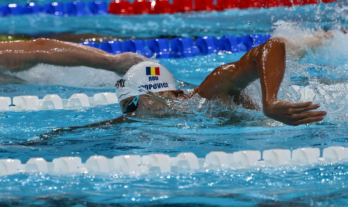 ISTORIE! David Popovici, medalie de AUR pentru România la 200 de metri liber! Avem primul campion olimpic din istoria înotului masculin românesc!