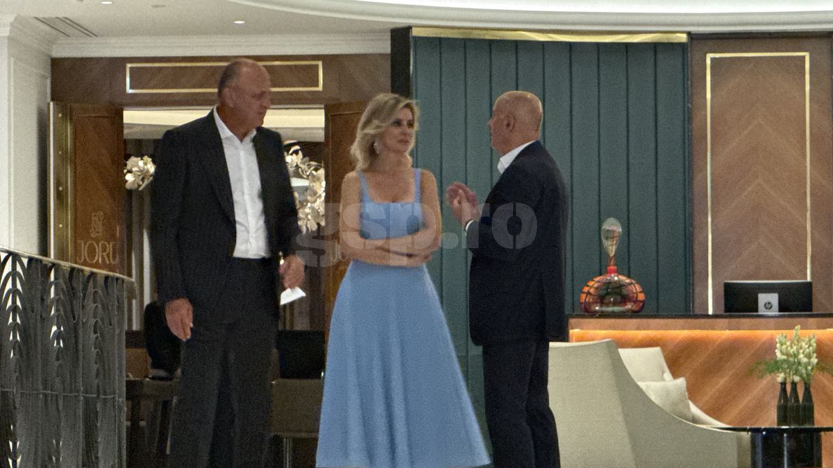 George Copos si Dan Sucu la ziua lui Mircea Lucescu