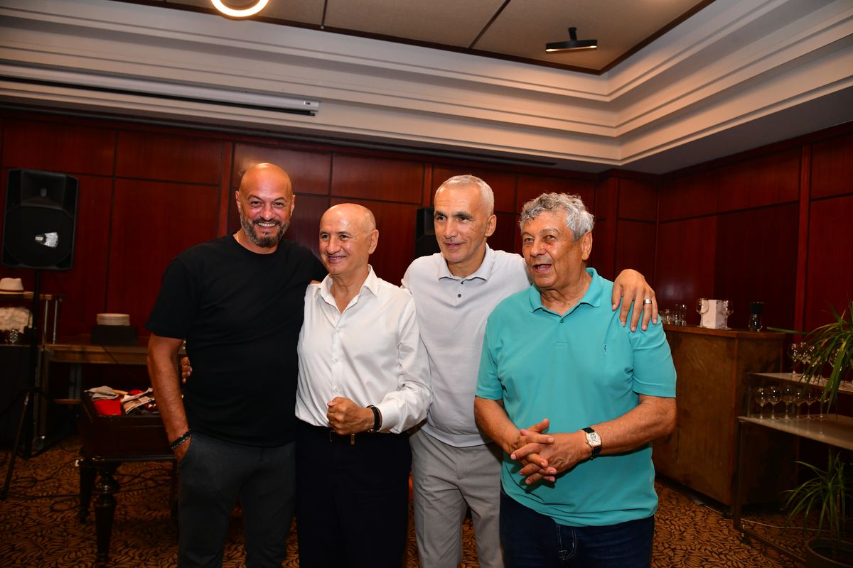 L-au făcut pe Copos să scoată banii! Imagini printre mese de la petrecerea lui Mircea Lucescu » Momentul care a declanșat o criză de râs