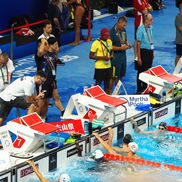 David Popovici, în finala la 200 m liber de la Campionatele Mondiale de natație / FOTO: Roxana Fleșeru (GSP.ro)