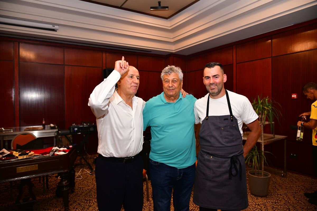 Imagini memorabile de la petrecerea lui Mircea Lucescu! George Copos a „rupt ariciul” buzunarului și a aruncat timid cu bani în lăutari