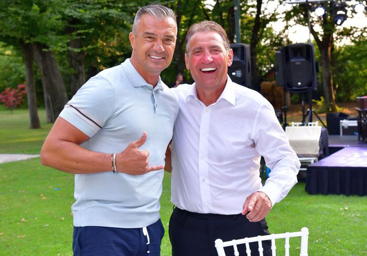 Victor Hexan, la petrecerea aniversară a lui Mircea Lucescu / FOTO: Cristi Preda (GSP)